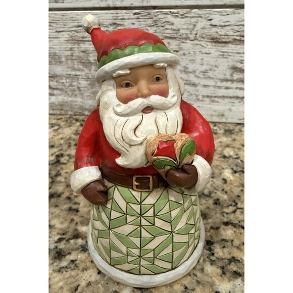 Jim Shore 2012 Heartwood Creek Giving Is Its Own Gift 5" Santa Claus Figurine - Picture 1 of 6